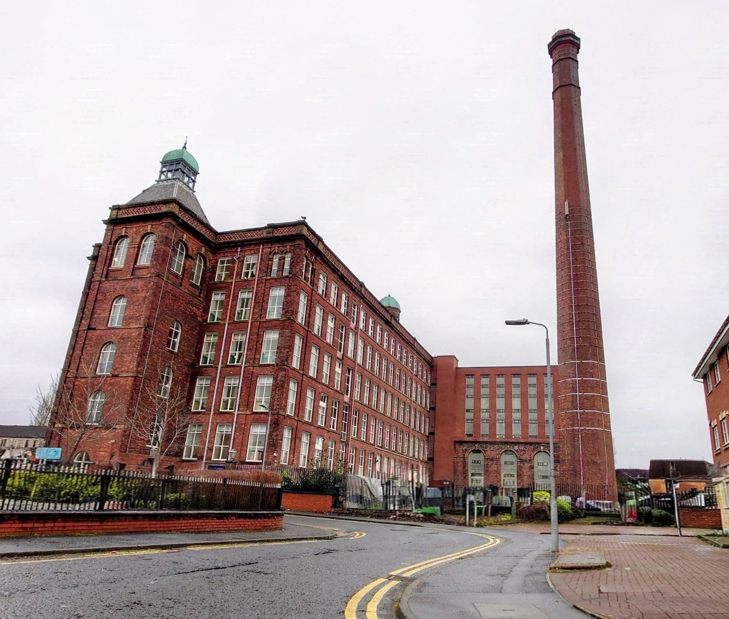 Mile End Mill industrial complex in Paisley, associated with the Clark and Coats thread empire.
