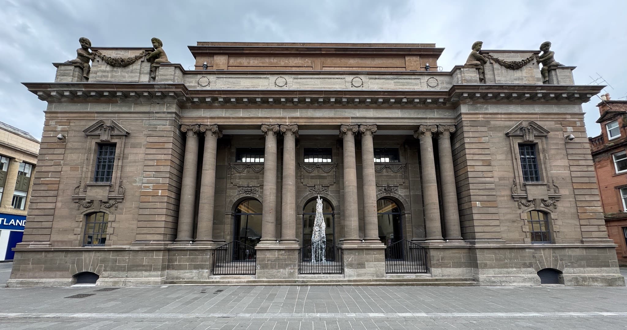 Perth Museum exterior on the site of the former City Hall in Perth.