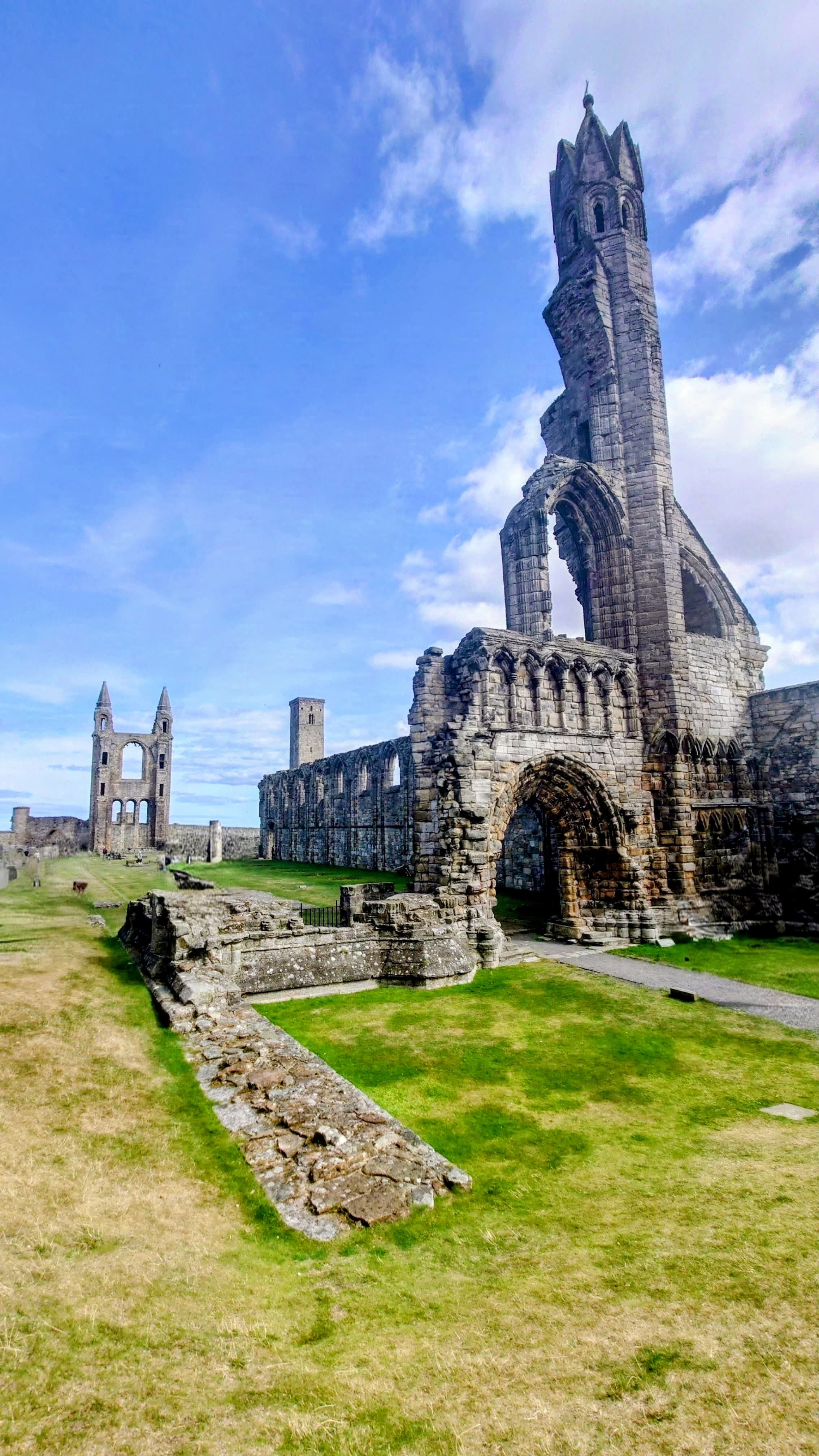St Andrews historic streetscape and cathedral approach