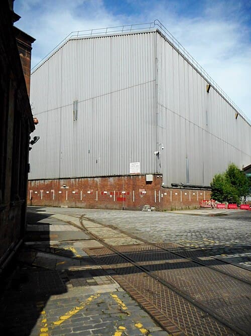 Plate Fabrication Shed at Fairfield Shipyard on the River Clyde in Govan